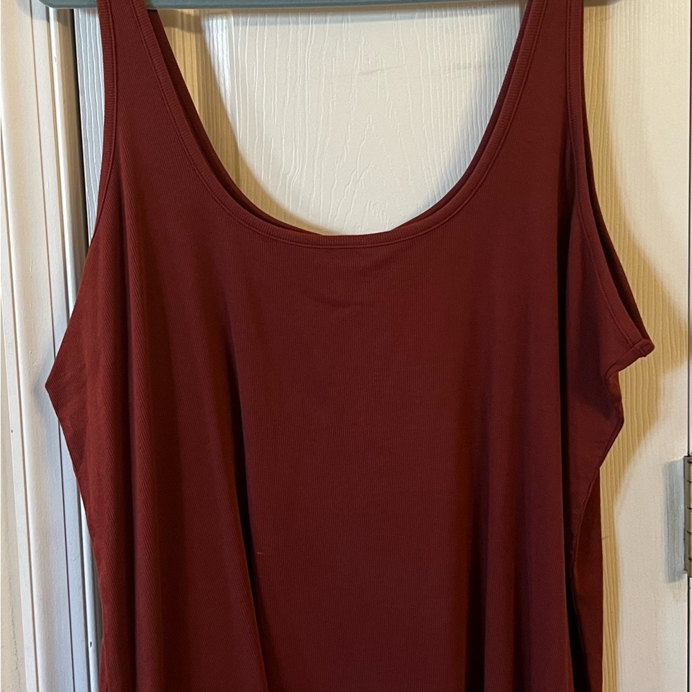 Torrid Deep Brown Sleeveless Tank Top